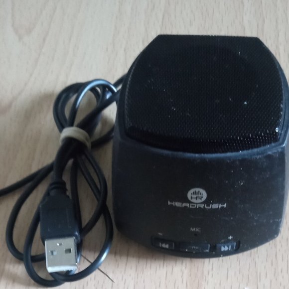 Portable Bluetooth Mini Speaker USB Charging Cable HEADRUSH (HR) Company Working - Picture 2 of 5